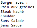 burger attendu